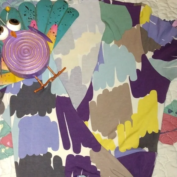 Boden V Neck Watercolor Tie Dress - Picture 2 of 3